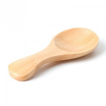 New Small Little Mini Natural Wooden Spoon Scoop Tea Honey Coffee Condiment Salt Sugar Spoon Baby Feeding Tableware Hot Selling