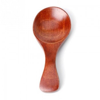 New Small Little Mini Natural Wooden Spoon Scoop Tea Honey Coffee Condiment Salt Sugar Spoon Baby Feeding Tableware Hot Selling