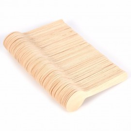 100Pcs Disposable Wooden Spoon Mini Ice Cream Spoon Wood Dessert Scoop Western Wedding Party Tableware Kitchen Accessories Tool