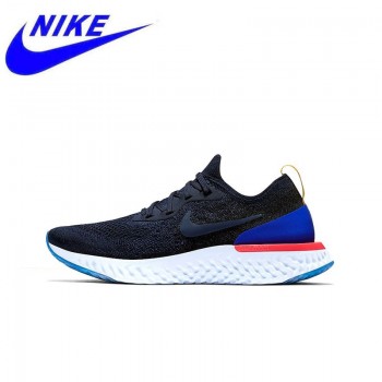 Original New Arrival Authentic Nike Epic React Flyknit Mens Running Shoes Sneakers Sport Outdoor Good Breathable AQ0067-100