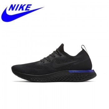 Original New Arrival Authentic Nike Epic React Flyknit Mens Running Shoes Sneakers Sport Outdoor Good Breathable AQ0067-100
