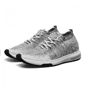 Running Shoes Men Trainers Breathable Men Gym Shoes 2019 Summer Boys Athletic Shoes Gray/Orange Mens Designer Sneakers