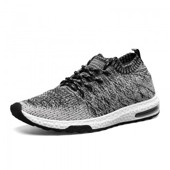 Running Shoes Men Trainers Breathable Men Gym Shoes 2019 Summer Boys Athletic Shoes Gray/Orange Mens Designer Sneakers
