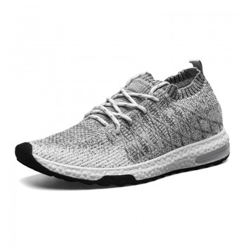 Running Shoes Men Trainers Breathable Men Gym Shoes 2019 Summer Boys Athletic Shoes Gray/Orange Mens Designer Sneakers