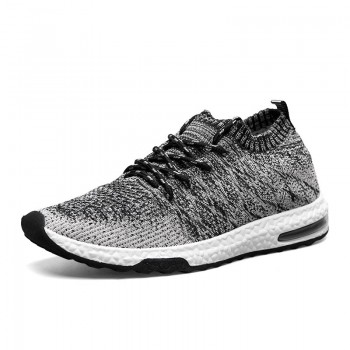 Running Shoes Men Trainers Breathable Men Gym Shoes 2019 Summer Boys Athletic Shoes Gray/Orange Mens Designer Sneakers