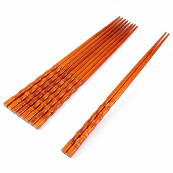5 Pairs Japanese Korean Reusable Chopsticks Natural Wood Chopsticks Chinese Set Handmade Gift Pack Hashi Sushi Food Sticks