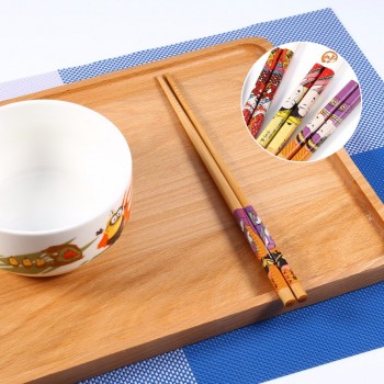 5 Pairs Japanese Korean Reusable Chopsticks Natural Wood Chopsticks Chinese Set Handmade Gift Pack Hashi Sushi Food Sticks