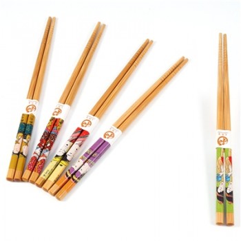 5 Pairs Japanese Korean Reusable Chopsticks Natural Wood Chopsticks Chinese Set Handmade Gift Pack Hashi Sushi Food Sticks