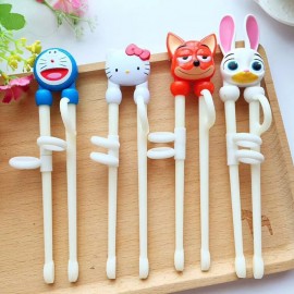 1 Pair Cartoon Chopsticks Learning Training Chinese Chopstick for Kids Children Easy Use Learning Tableware DA