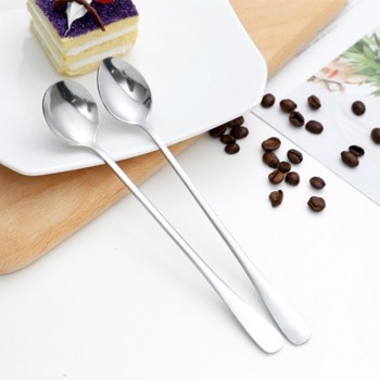 Aihogard High Quality 19cm Stainless Steel Coffee Tea Stirring Spoons Ice Cream Dessert Spoon Kitchen Tableware Spoons