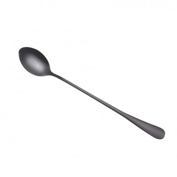 410 stainless steel Colorful Spoon Long Handle Spoons Flatware Coffee Drinking Tools Kitchen Gadget Drop Shipping