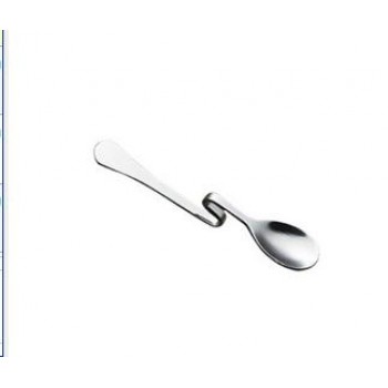 1PCS Bend Stainless Steel Coffee Spoon Ice Cream Dessert Tea Spoon For Picnic Kitchen Accessories Tableware -35