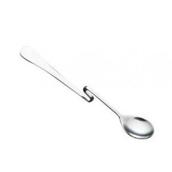 1PCS Bend Stainless Steel Coffee Spoon Ice Cream Dessert Tea Spoon For Picnic Kitchen Accessories Tableware -35