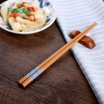 FaSoLa Chinese Style 1pair Natural Bamboo Wood Chopsticks home Set Value Gift Sushi Chinese hot food Reusable Chopsticks