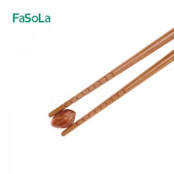 FaSoLa Chinese Style 1pair Natural Bamboo Wood Chopsticks home Set Value Gift Sushi Chinese hot food Reusable Chopsticks