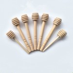 100pcs/lot Xbees Mini Wooden Honey Stick Wood Stick Honey Dipper Honey Spoon Stick Honey Stirring Rod