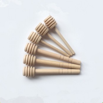 100pcs/lot Xbees Mini Wooden Honey Stick Wood Stick Honey Dipper Honey Spoon Stick Honey Stirring Rod