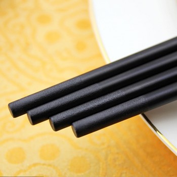 1 Pair 27cm Gold Dragon Phoenix Chinese Japanese Chopsticks Non-Slip Alloy Sushi Chop Sticks Set Chinese Gift
