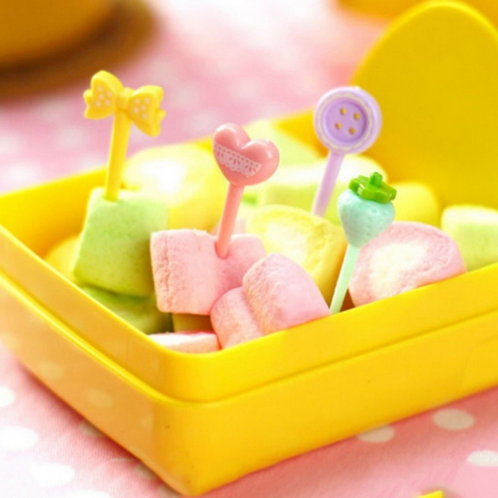 Fruit Food Meal Fork Health Tableware Food Picks For Lunch Box Food Decorations