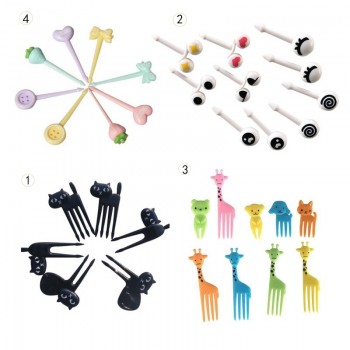 Fruit Food Meal Fork Health Tableware Food Picks For Lunch Box Food Decorations