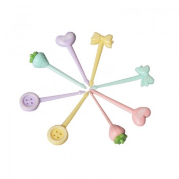 Fruit Food Meal Fork Health Tableware Food Picks For Lunch Box Food Decorations