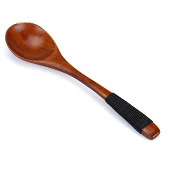 Splendid Wooden Spoons Large Long Handled Spoon Kids Spoon Wood Rice Soup Dessert Spoon Wooden Utensils Kitchen Accessories M5