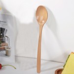 High Quality Fashion 2018 Wooden Spoon Bamboo Kitchen Cooking Utensil Tools Soup-Teaspoon Tableware Dropshipping Q4