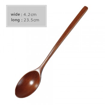 High Quality Fashion 2018 Wooden Spoon Bamboo Kitchen Cooking Utensil Tools Soup-Teaspoon Tableware Dropshipping Q4