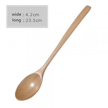 High Quality Fashion 2018 Wooden Spoon Bamboo Kitchen Cooking Utensil Tools Soup-Teaspoon Tableware Dropshipping Q4
