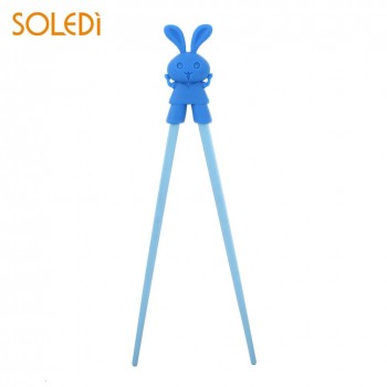 Kids Chopsticks Cartoon Rabbit Style Beginner Food Eating Tool Easy Use