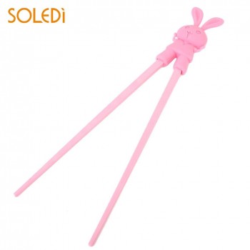 Kids Chopsticks Cartoon Rabbit Style Beginner Food Eating Tool Easy Use
