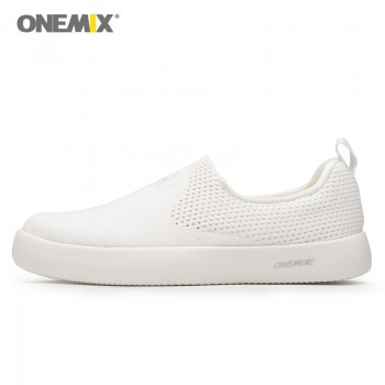 onemix walking shoes for men breathable unisex jogging shoes soft EVA running shoes woman lazy sport shoes size EU35-45