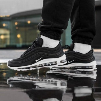 Original Official Nike Air Max 97 Mens Breathable Running Shoes Sports Sneakers Mens Tennis Classic Breathable Low-top Classic