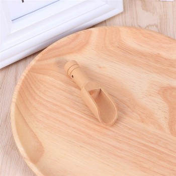 3pcs Mini Wooden Scoops Bath Salt Spoon Candy Flour Spoon Scoops Kitchen Utensils - 2.4x7.8cm