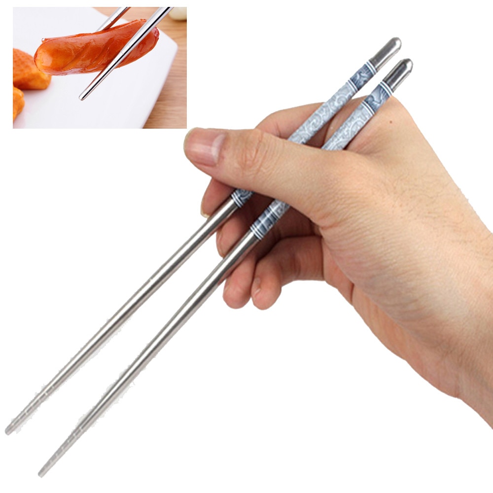 Saingace korean stainless steel chopsticks 8.9