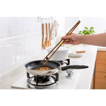 1Pair Cook Noodles Super Long Bamboo Chopsticks Deep Fried Chafing Dish Hot Pot Chinese Restaurant Free Shipping