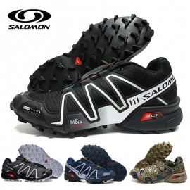 Salomon Speed Cross 3 CS III Shoes Men zapatos hombre Camo Black Red Running Shoes Cushion Atheltic Sport Shoes eur 40-46
