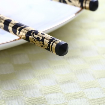 Chopsticks Chinese Alloy Black Sushi Hashi Chop Sticks Tableware