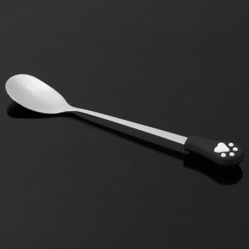 Cute Cat Claw Coffee Spoons Fruit Fork Dessert Spoon Candy Tea Spoon Cat Drink Tableware Kitchen Supplies