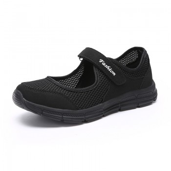 Summer Breathable Women Sneakers Healthy Walking Shoes Outdoor Mesh Antislip Sport Running Shoes Mother Gift Comfort Light Flats