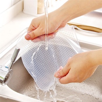 4pcs/set Silicone Cover Reusable Silicone stretch lids Multifunctional Silicone Wrap Seal Lid Food Fresh Keeping  Kitchen Tool