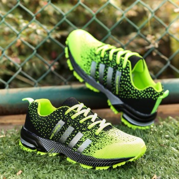 Unisex Sneakers 2018 four seasons Running shoes for man adults Breathable Outdoors Sports lace-up female trainers drop shipping