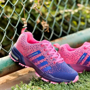 Unisex Sneakers 2018 four seasons Running shoes for man adults Breathable Outdoors Sports lace-up female trainers drop shipping