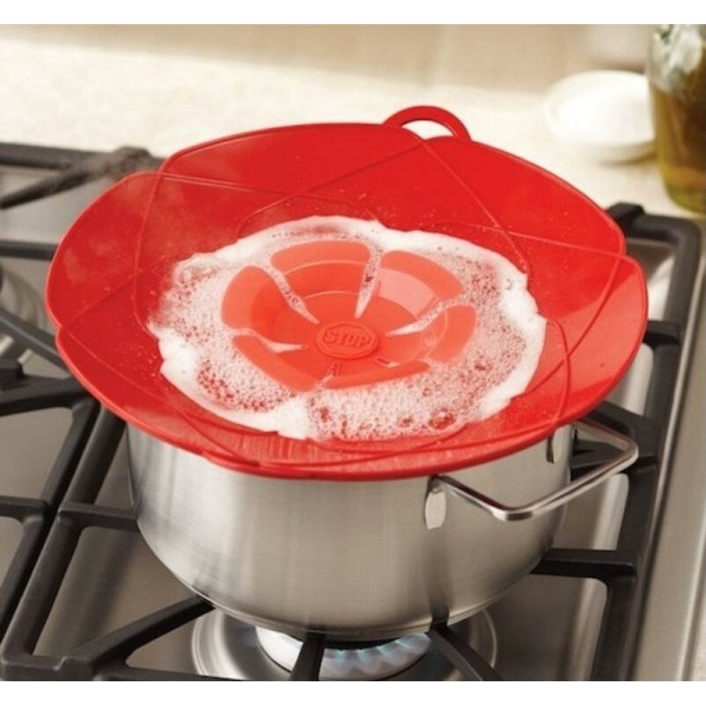 New Arrival Kitchen Gadgets Silicone Lid Spill Stopper Pot Cover 28.5cm Diameter Cooking Pot Lids Utensil