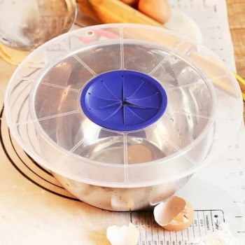 Egg Bowl Whisks Screen Cover Beat Egg Cylinder Baking Splash Guard bowl lids Kitchen waterproof bowl lids