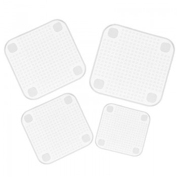 6pcs/set Silicone Stretch Lids Universal Suction Lid-bowl Pan Cooking Pot Cover Silicone Bowl Cover Pan Lids Kitchen Accessories