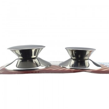 QueenTime 2Pcs/Set Replacement Pot Lid Knobs Stainless Steel Pans Cover Handle Durable Silver Wok Lids Grip Cookware Accessories