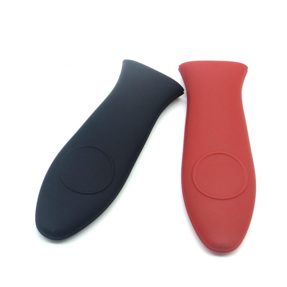Adeeing Non-Slip Silicone Handle Holder Cookware Parts Potholder Cast Iron Skillet Grip Sleeve Cover Pots Pans Handle Parts