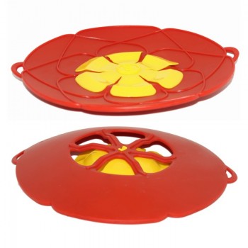 New Silicone Anti-overflow Lid Kitchen Gadgets Spill Stopper Pot Cover Cooking Pot Lids Utensil Kitchen Accessories 28cm