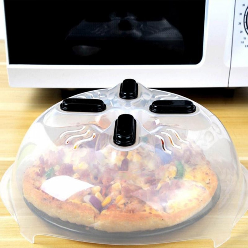 Food Splatter Guard Professional Microwave Food Anti-Sputtering Cover  With Steam Vents Magnetic Splatter Lid Heat Resistant